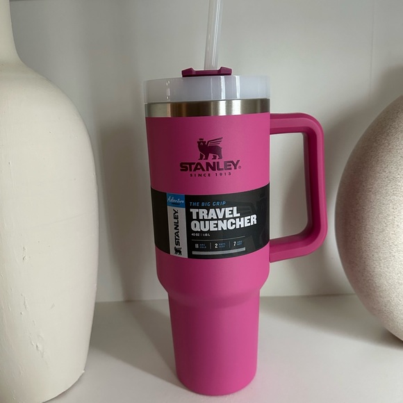NWT HARD TO FIND “OG” Stanley Adventure Quencher 40oz Tumbler- AZALEA